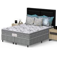 Conjunto Box Queen Mola Ensacada Prodormir Outback New Cinza - 2