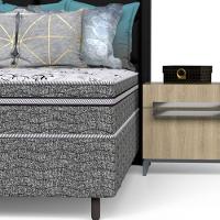 Conjunto Box Queen Mola Ensacada Prodormir Outback New Cinza - 6