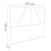 Cama Casal Com Cabeceira 145cm Pés Metálicos Elisa S05 Veludo Bege - Mpozenato - 5