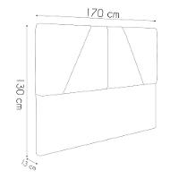 Cama Casal Queen Com Cabeceira 165cm Pés Metálicos Elisa S05 Linho Cinza - Mpozenato - 5