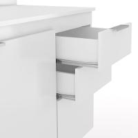 Balcão De Cozinha Com Tampo 180cm Pérola Branco Z34 - Mpozenato - 6