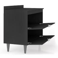 Balcão De Cozinha Com Tampo 100cm Pérola Preto Z34 - Mpozenato - 6