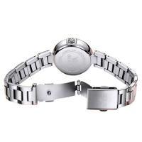 Relógio De Quartzo Feminino Design Fino Elegante Luminoso Em Aço Inoxidavel Azul Prata - 2