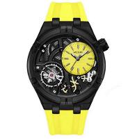 Relógio De Quartzo Esportivo Militar Masculino Pulseira De Silicone Impermeável Amarelo - 1