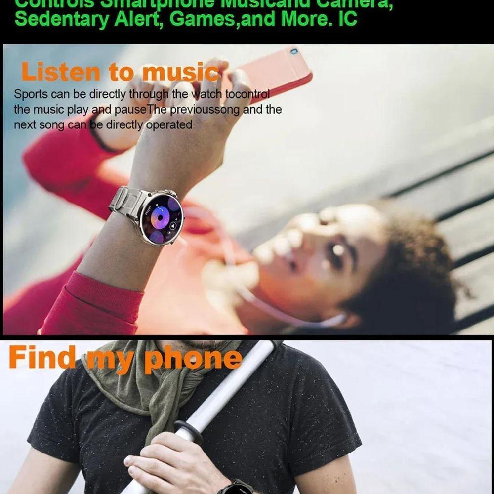 Relógio Esportivo Com Tela Hd De 1,85 Colmi Chamada Bluetooth Preto - 4