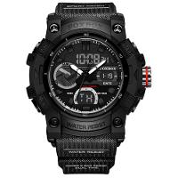 Relógio De Quartzo Masculino Esportivo Digital Led 5atm A Prova D´agua Preto - 1