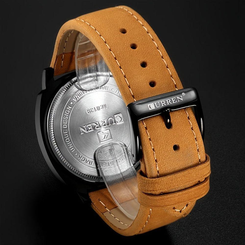 Relógio, Estilo Casual Com Funções De Data E Calendário, Preto - 3