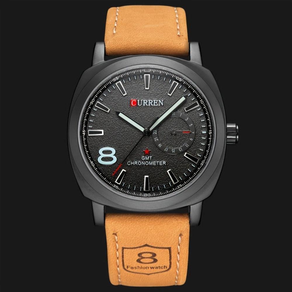 Relógio, Estilo Casual Com Funções De Data E Calendário, Preto - 6