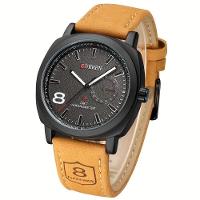 Relógio, Estilo Casual Com Funções De Data E Calendário, Preto - 1