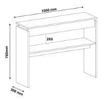 Aparador 100Cm Com Prateleira Multimóveis Cr50028 Branco Branco - 5