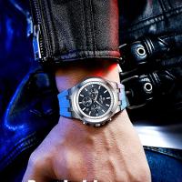 Relógio Masculino De Quartzo Esportivo Militar à Prova D´agua 3tm Azul - 3