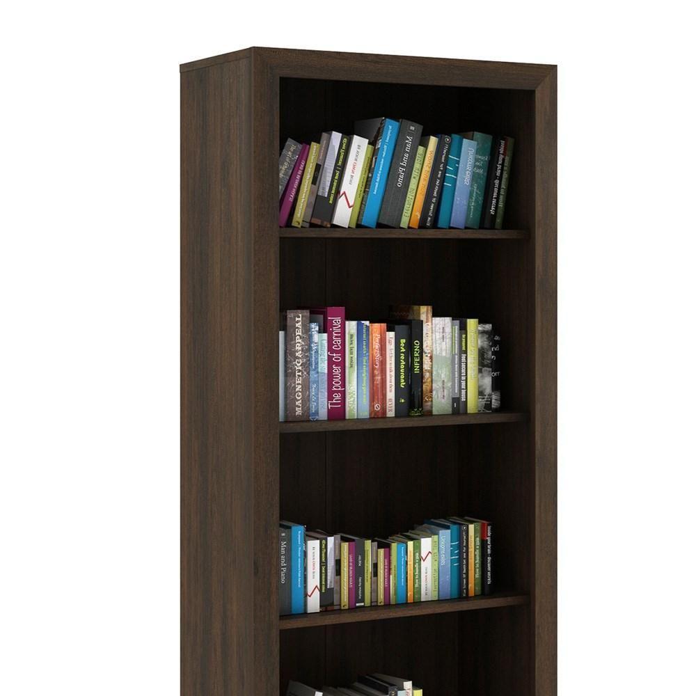 Estante Livreiro Multiuso 4 Prateleiras Me4104 Rústico - Tecno Mobili - 3