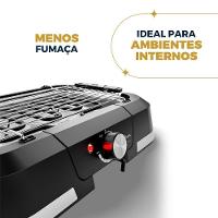 Churrasqueira Elétrica Britânia 1500W Menos Fumaça BCQ10A 220V