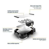 Churrasqueira Elétrica Britânia 1500W Menos Fumaça BCQ10A 220V - 7