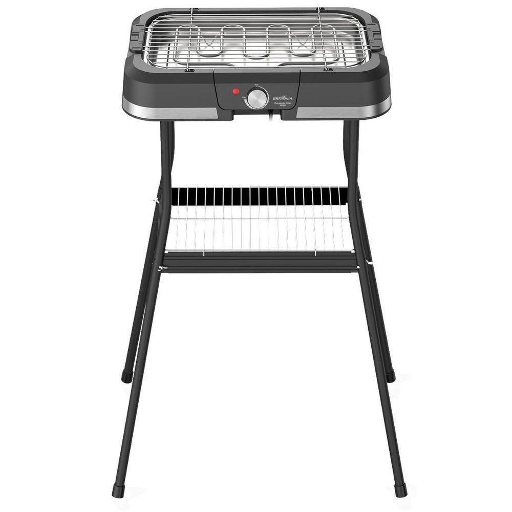 Churrasqueira Elétrica Britânia BCQ90 Com Suporte 1500W 220V - 1