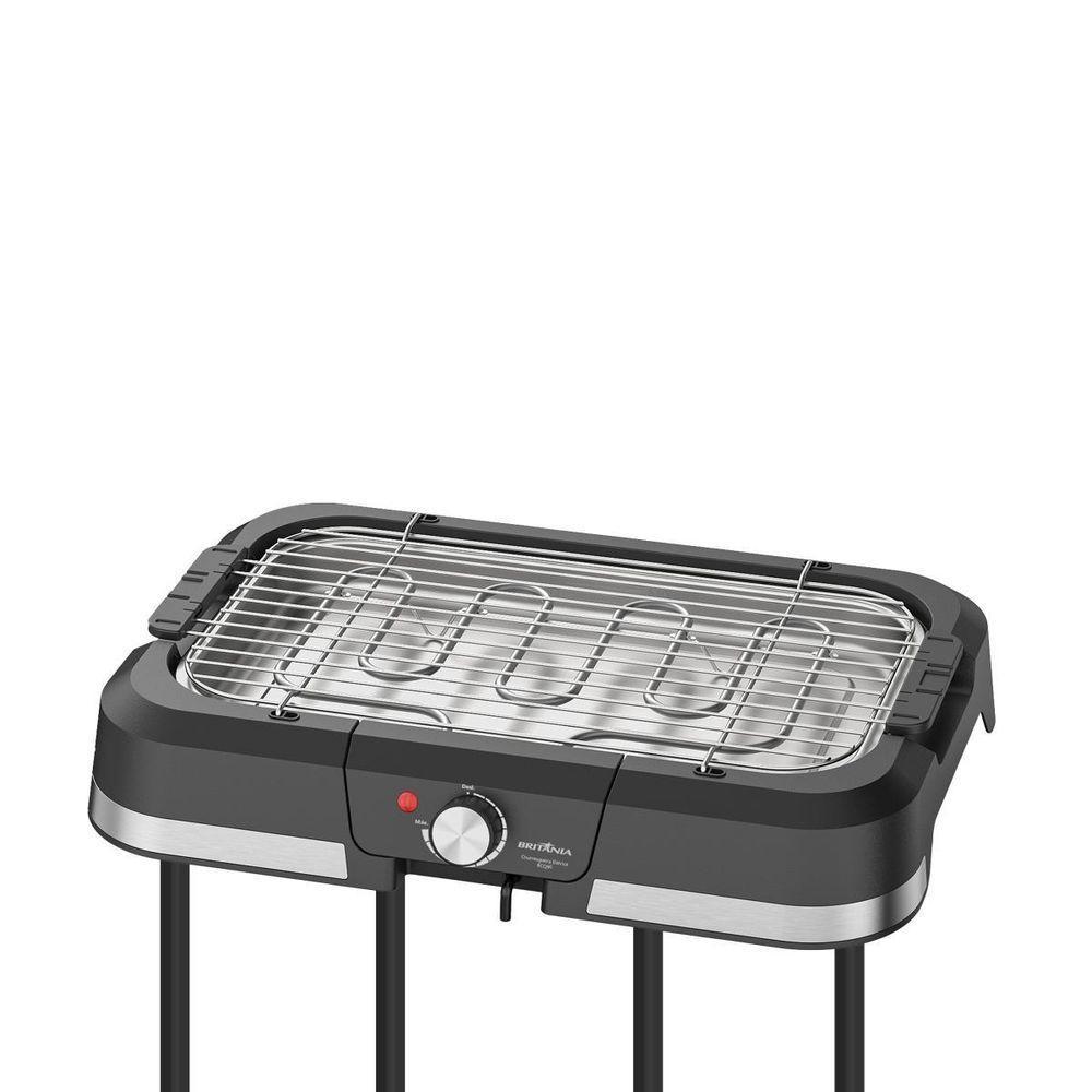 Churrasqueira Elétrica Britânia BCQ90 Com Suporte 1500W 220V - 4