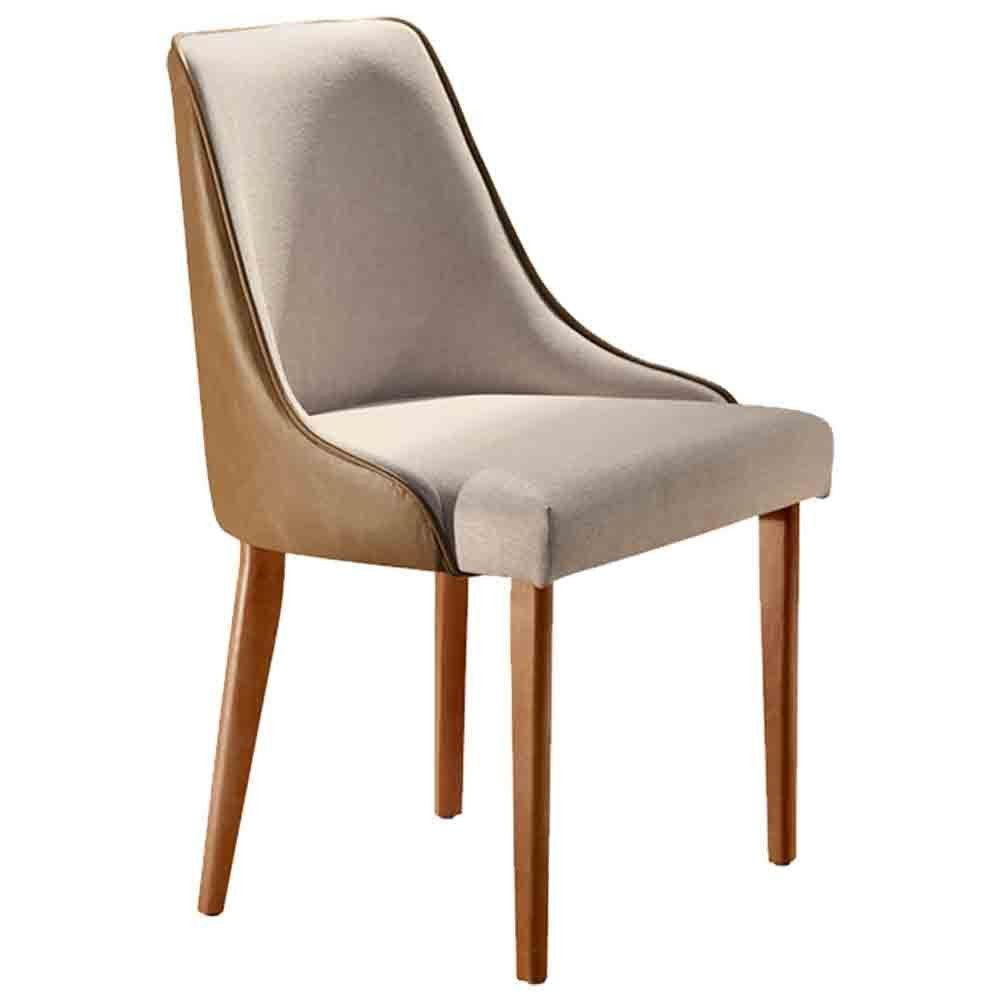 Conjunto 2 Cadeiras Esmeralda Star Caramelo/ Turim Imbuia - 5