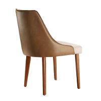 Conjunto 2 Cadeiras Esmeralda Star Caramelo/ Turim Imbuia