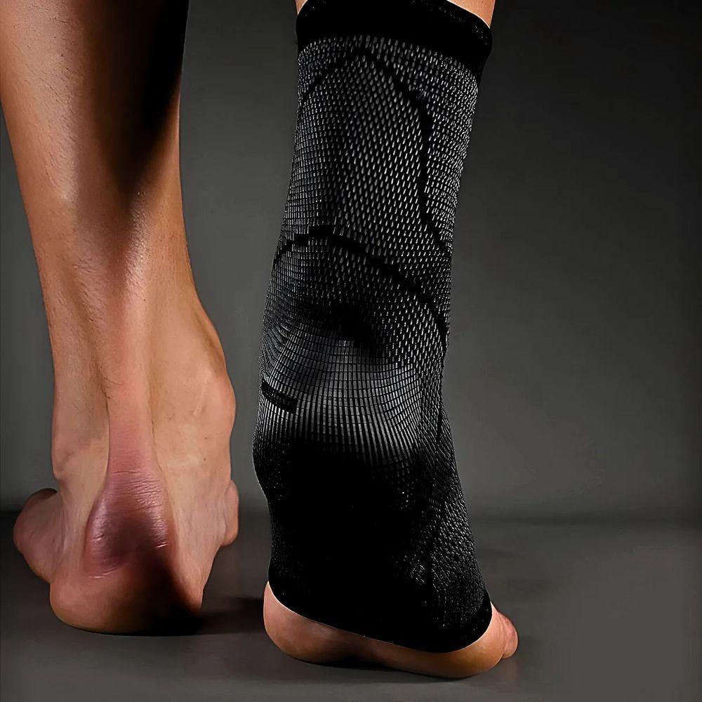 Tornozeleira Ortopedica Compressão Estabilizadora Elastica Essencial Para Prevenir Lesões - 4