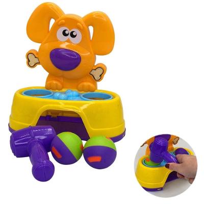 Brinquedo Infantil Bate Dog Com 2 Bolinhas E Martelo Kid