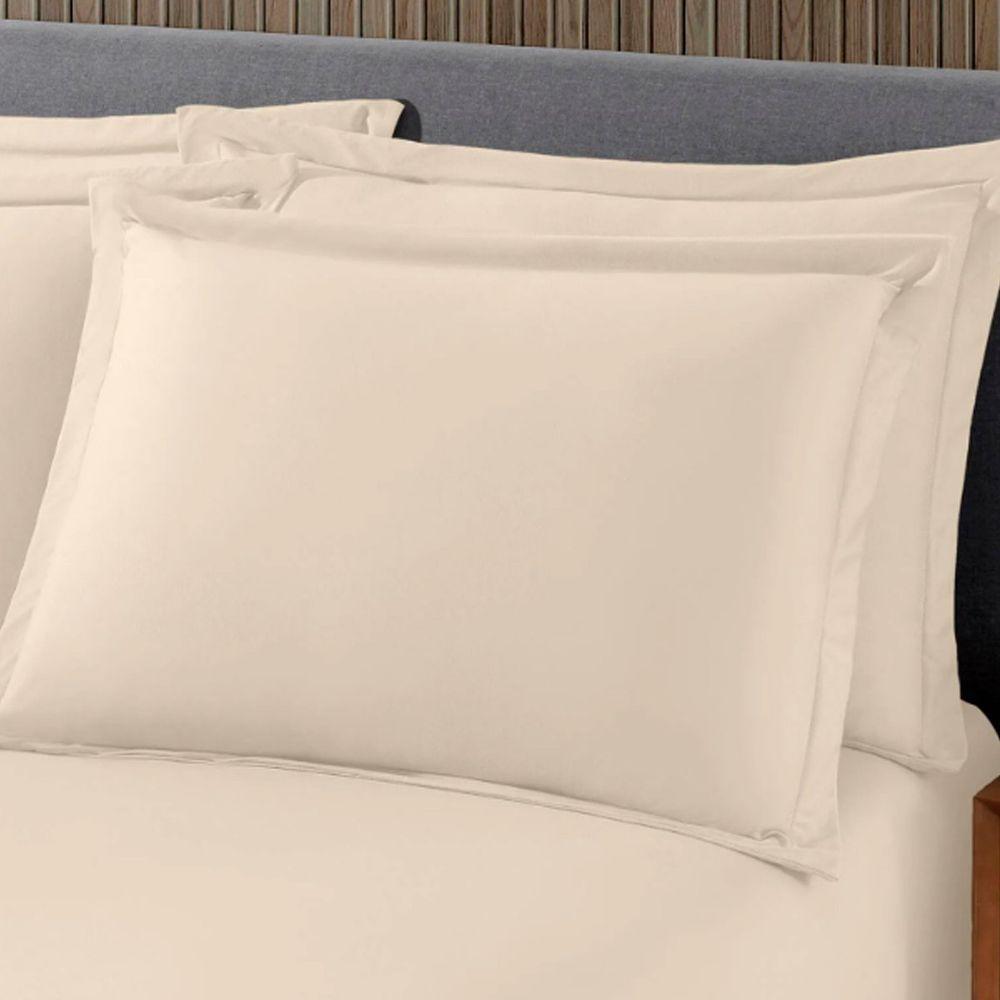 Fronha Avulsa Buettner Malha Lisa Com Abas Image 50cmx70cm Perola - 3