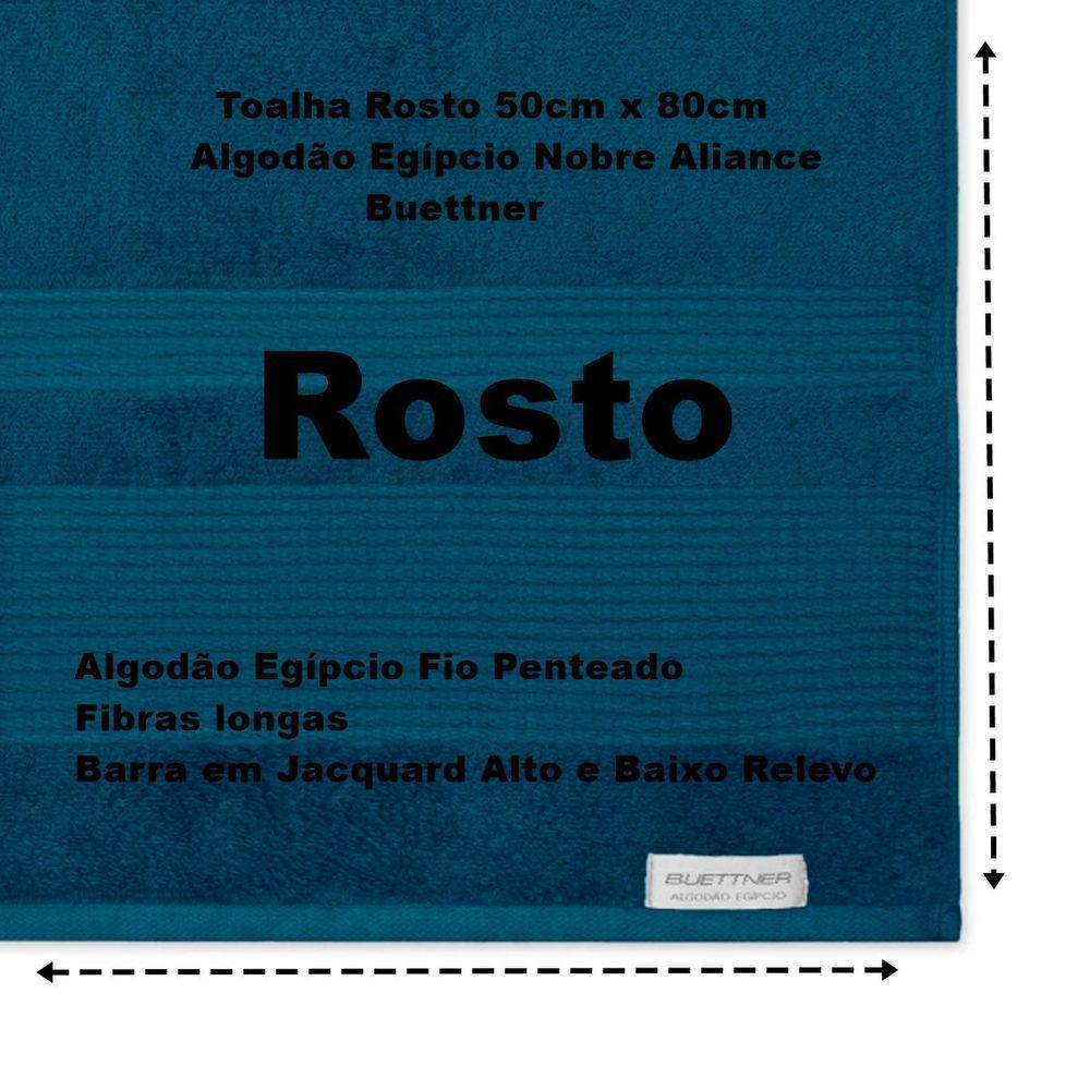 Toalha De Rosto Buettner Algodão Egípcio Nobre 50cmx80cm Aliance Marinho - 3