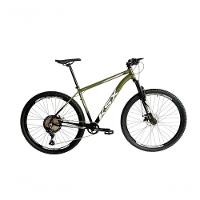 Bicicleta Aro 29 Ksx Sd7 12v Garfo Com Trava K7 11/50 Freios Hidráulicos Kit 1x12 - Preto/verde Militar Tam. 19 - 1