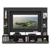 Estante Para Tv Até 65´´ Oslo Fg3395 Preta/lacca Fumê