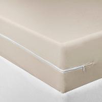 Capa Colchão Tecebem Solteiro Malha 100% Algodão Nice 88cmx188m30cm Trigo - 1