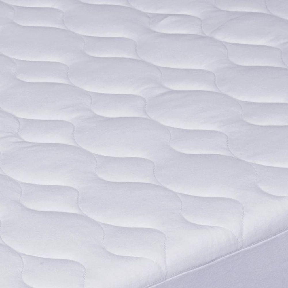 Protetor Para Colchão Tecebem Casal Malha Matelado Impermeável Branco - 2