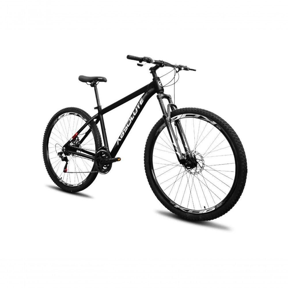 Bicicleta Aro 29 Absolute Nero 5 Câmbios Shimano Deore E Altus 27v Freio Hidraulico Garfo C/trava -preto Tam.19 - 3