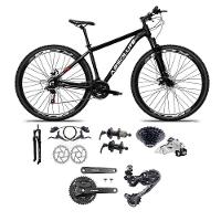 Bicicleta Aro 29 Absolute Nero 5 Câmbios Shimano Deore E Altus 27v Freio Hidraulico Garfo C/trava -preto Tam.19 - 1