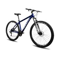 Bicicleta Aro 29 Absolute Nero 5 Alumínio 2x9 18v K7 Freios Hidráulicos Garfo Com Trava - Azul Tam.17