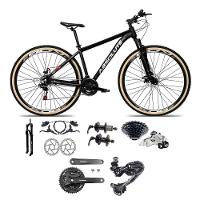 Bicicleta Aro 29 Absolute Nero 5 Câmbios Shimano Deore/altus 27v Freio A Oléo Garfo C/trava Pneu C/faixa -preto Tam.21 - 1