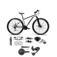 Bicicleta Aro 29 Absolute Nero 5 Câmbios Shimano Deore E Altus 27v Freio Hidraulico Garfo C/trava -cinza Tam.21 - 1