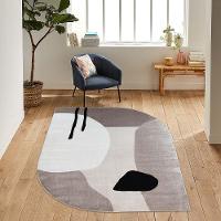 Tapete Sala Turco Waves 01 Bege-marrom 2,00x2,50m Orgânico Edantex - 2