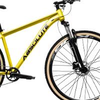 Bicicleta Aro 29 Absolute Nero 5 Aluminio 12v Garfo C/trava K7 Freios Hidráulicos Kit 1x12 Pneu C/faixa - Amarelo Tam.19 - 6