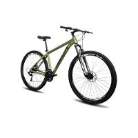 Bicicleta Aro 29 Absolute Nero 5 Câmbio Shimano 24v Acera K7 Garfo Trava Freio A Disco - Oliva Tam.19