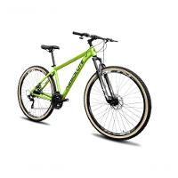 Bicicleta Aro 29 Absolute Nero 5 Câmbios Shimano Alívio/altus 27v Freio A Oléo Garfo Trava Pneu C/faixa -verde Tam.17 - 3