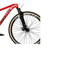 Bicicleta Aro 29 Absolute Nero 5 Alumínio 2x9 18v K7 Freios Hidráulicos Garfo Com Trava Pneu C/faixa - Vermelho Tam.21 - 5