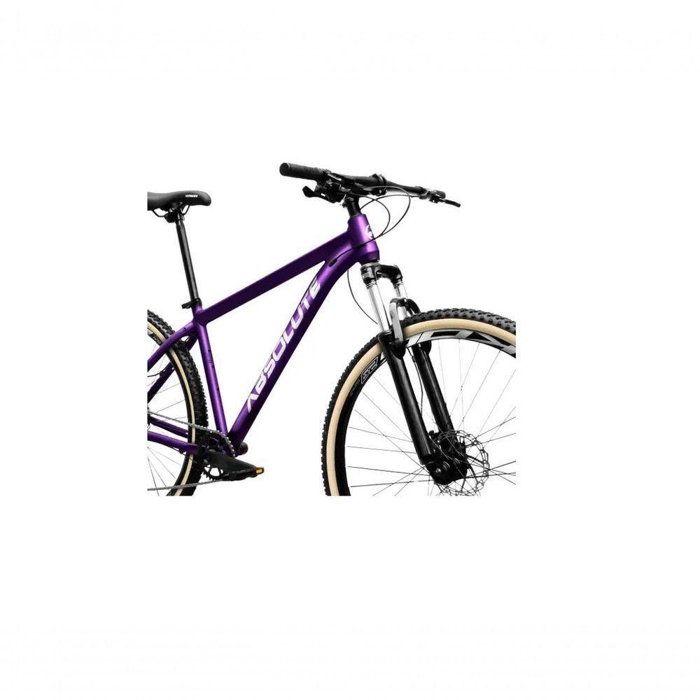 Bicicleta Aro 29 Absolute Nero 5 Aluminio 12v Garfo C/trava K7 Freios Hidráulicos Kit 1x12 Pneu C/faixa - Roxo Tam.15 - 2