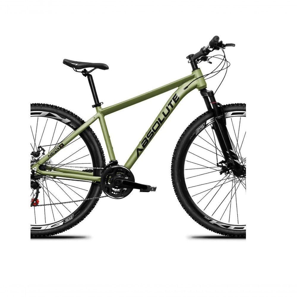 Bicicleta Aro 29 Absolute Nero 5 Câmbio Shimano 24v Acera K7 Garfo Trava Freio A Disco - Oliva Tam.17 - 3