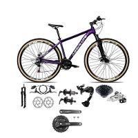 Bicicleta Aro 29 Absolute Nero 5 Câmbios Shimano Alívio/altus 27v Freio A Oléo Garfo Trava Pneu C/faixa -roxo Tam.17 - 1