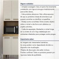 Paneleiro Com Nicho 4 Portas São Luis Valdemoveis Cinamomo/off White - 7