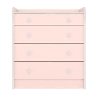 2523 - Comoda Com Trocador Doce Sonho Rosa Acetinado (2523.91) - 1