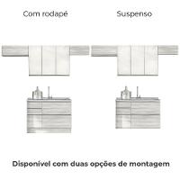 Cozinha Modulada 4 Pecas 260 Cm Mdp Maxxi Nogal Kappesberg Nogal - 5
