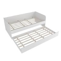 Bicama Solteiro Estilo Sofá Com Auxiliar Branco - 6