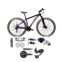 Bicicleta Aro 29 Absolute Nero 5 Câmbios Shimano Deore/altus 27v Freio A Oléo Garfo C/trava Pneu C/faixa -roxo Tam.19 - 1