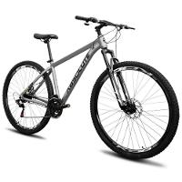 Bicicleta Aro 29 Absolute Nero 5 Alumínio 2x9 18v K7 Freios Hidráulicos Garfo Com Trava - Cinza Tam.19 - 2