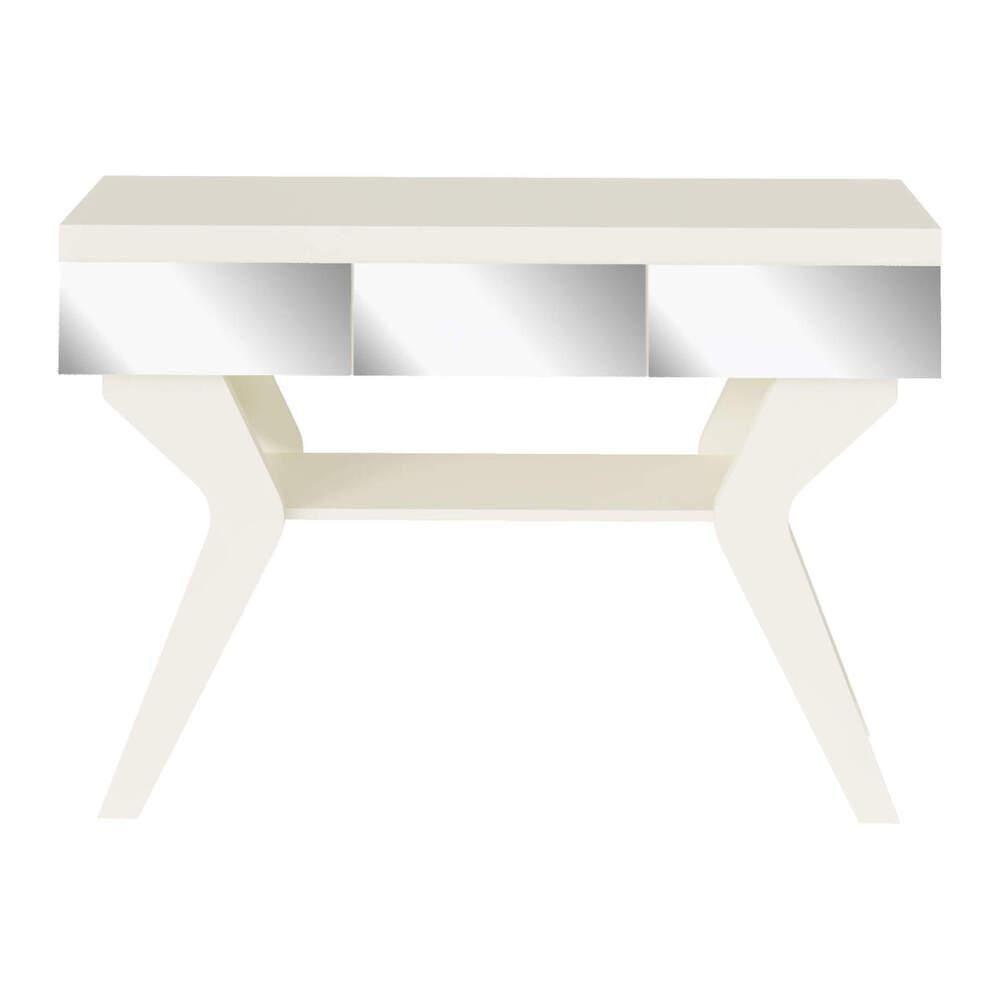 Aparador Com Espelho 120Cm Multimóveis Cr50030 Off White Off White - 2